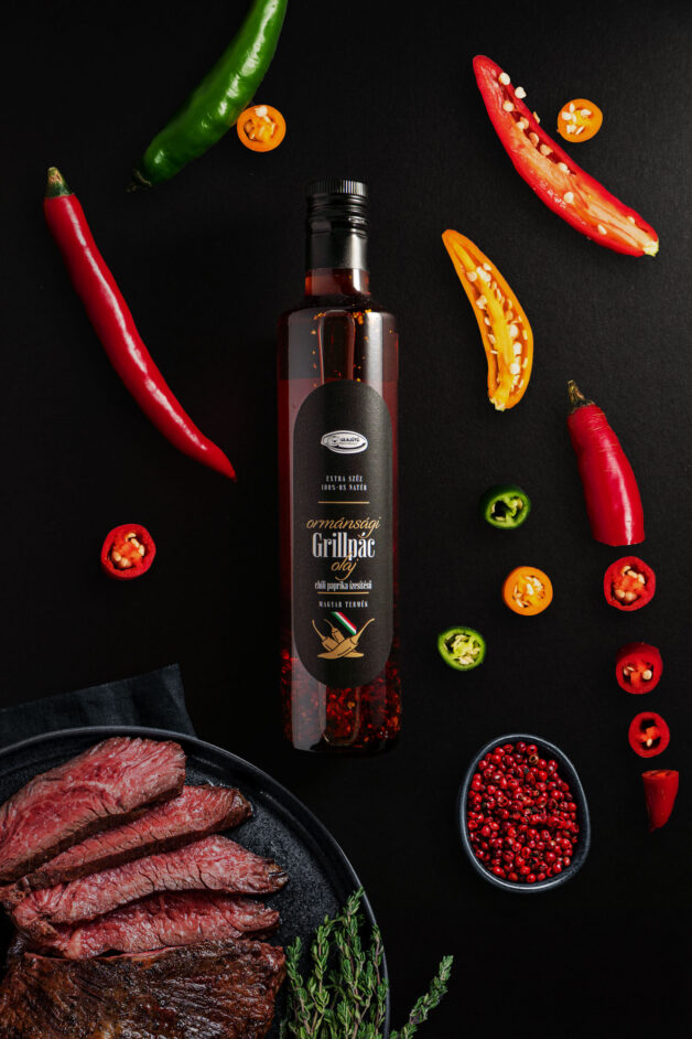 Grillpác olaj Chili paprika ízesítésű 500 ml