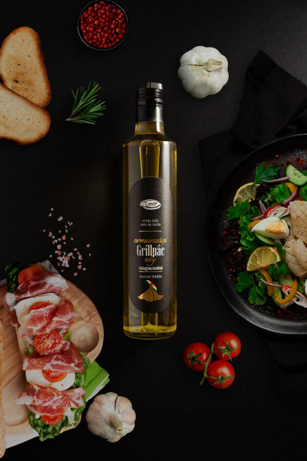 Grillpác olaj Fokhagyma ízesítésű 500 ml